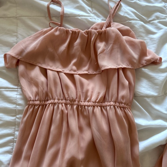 ✨LIKE NEW ✨ Salmon Pink Maxi Summer Dress - Picture 2 of 3